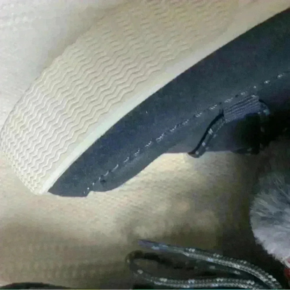 TOMS Alpine Boot Grey Waterproof Suede Tribal Webbing Women Size 8 - Picture 6 of 11